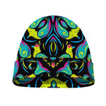 Ornament Psychedelic Trippy Print Beanie