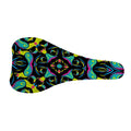 Ornament Psychedelic Trippy Print Bicycle Seat Cover