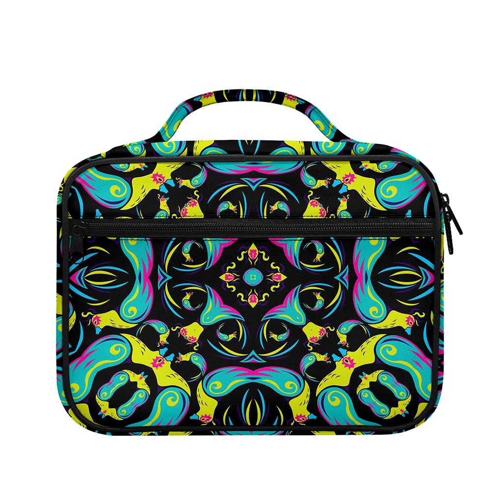 Ornament Psychedelic Trippy Print Briefcase Bible Bag