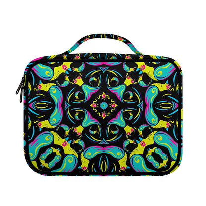 Ornament Psychedelic Trippy Print Briefcase Bible Bag