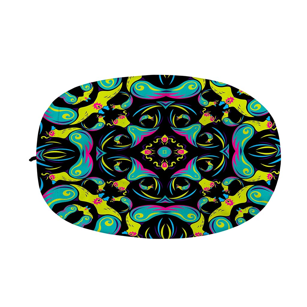 Ornament Psychedelic Trippy Print Car Side Mirror Covers