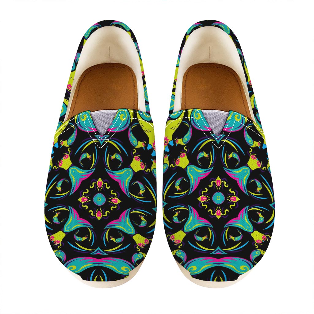 Ornament Psychedelic Trippy Print Casual Shoes