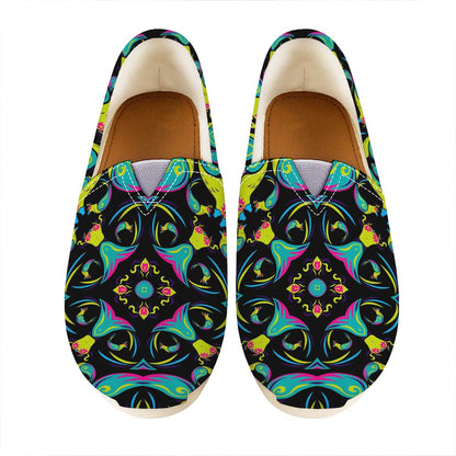 Ornament Psychedelic Trippy Print Casual Shoes