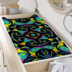 Ornament Psychedelic Trippy Print Changing Pad Cover