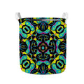 Ornament Psychedelic Trippy Print Collapsible Laundry Basket