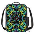 Ornament Psychedelic Trippy Print Crossbody Lunch Bag