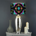 Ornament Psychedelic Trippy Print Drum Lamp Shade