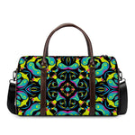 Ornament Psychedelic Trippy Print Duffle Bag