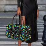 Ornament Psychedelic Trippy Print Duffle Bag