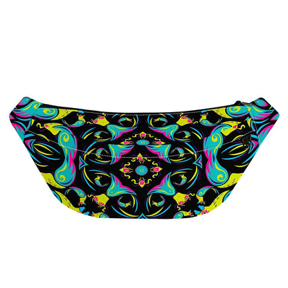 Ornament Psychedelic Trippy Print Fanny Pack