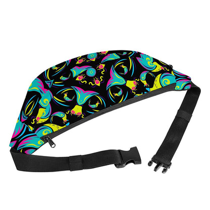Ornament Psychedelic Trippy Print Fanny Pack