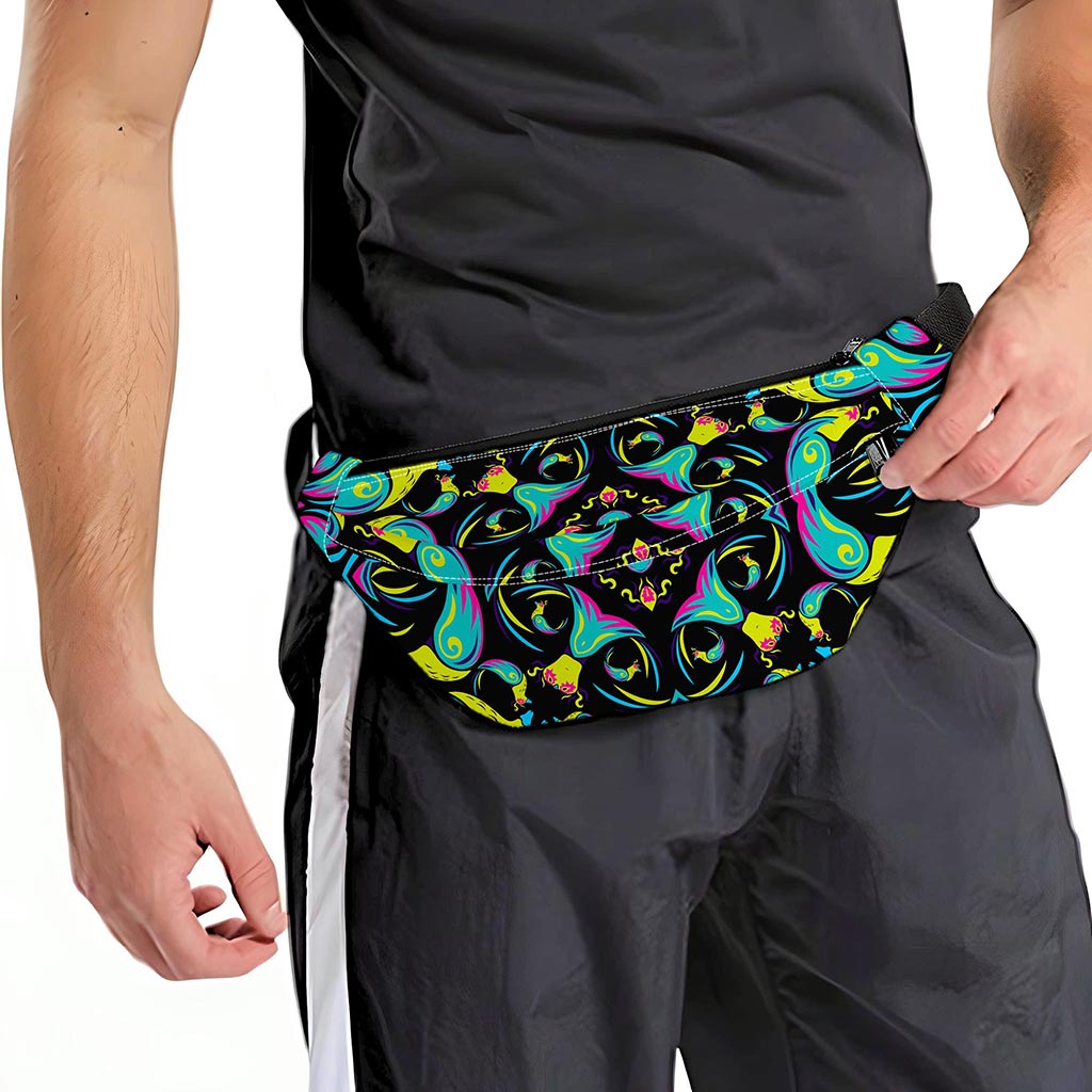 Ornament Psychedelic Trippy Print Fanny Pack