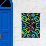 Ornament Psychedelic Trippy Print Garden Flag