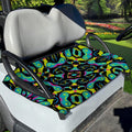 Ornament Psychedelic Trippy Print Golf Cart Seat Cover