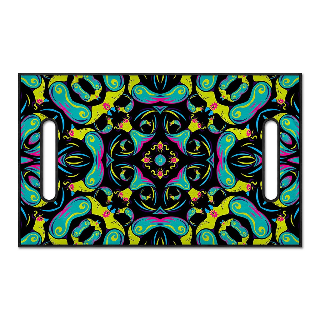 Ornament Psychedelic Trippy Print Golf Cart Seat Cover