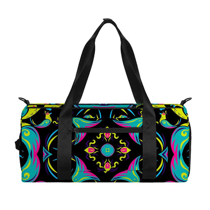Ornament Psychedelic Trippy Print Gym Bag