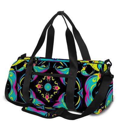 Ornament Psychedelic Trippy Print Gym Bag
