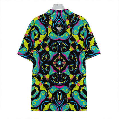 Ornament Psychedelic Trippy Print Hawaiian Shirt