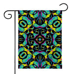 Ornament Psychedelic Trippy Print House Flag