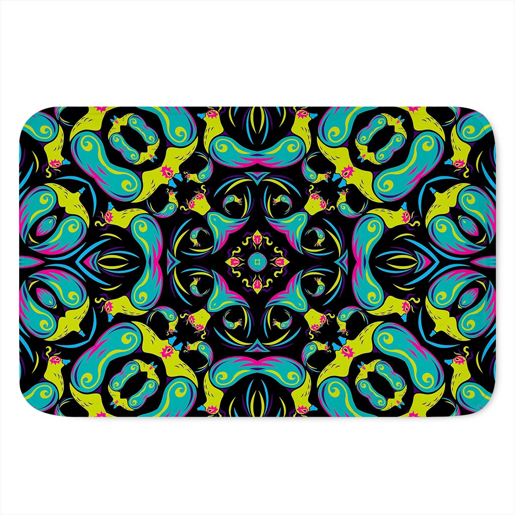 Ornament Psychedelic Trippy Print Indoor Door Mat
