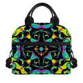 Ornament Psychedelic Trippy Print Insulated Lunch Bag