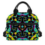 Ornament Psychedelic Trippy Print Insulated Lunch Bag
