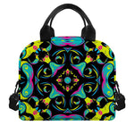 Ornament Psychedelic Trippy Print Insulated Lunch Bag