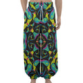 Ornament Psychedelic Trippy Print Lantern Pants