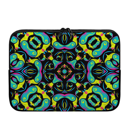 Ornament Psychedelic Trippy Print Laptop Sleeve