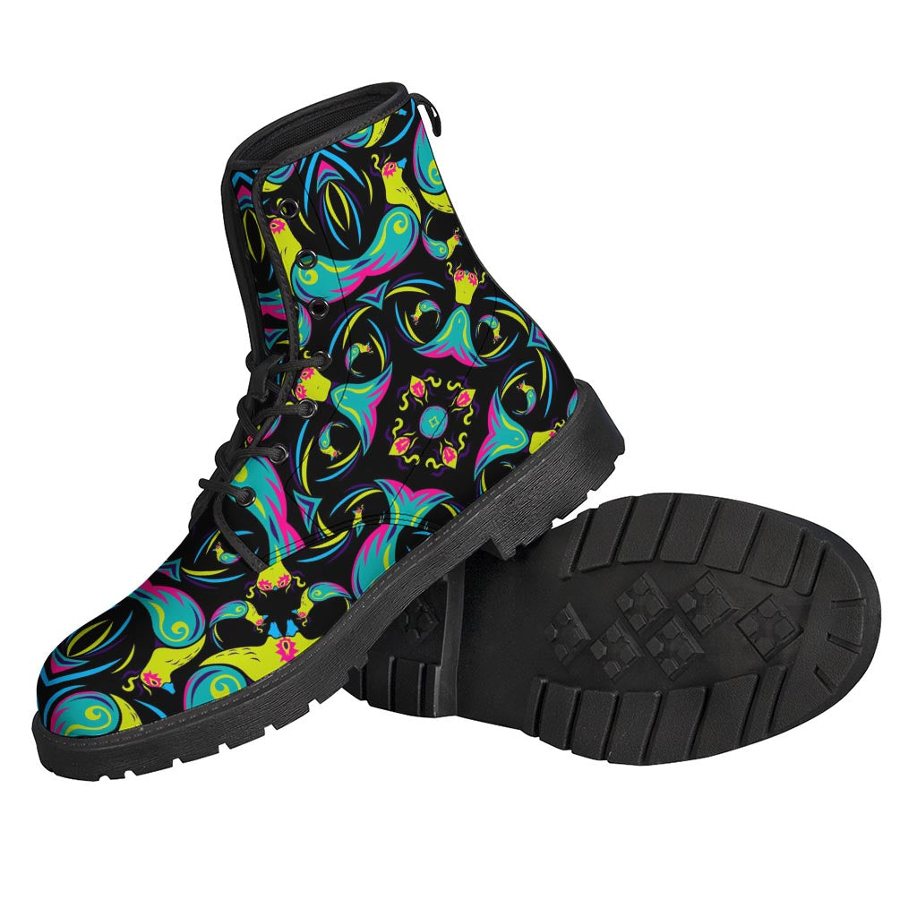 Ornament Psychedelic Trippy Print Backpack