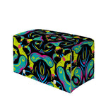 Ornament Psychedelic Trippy Print Leather Tissue Box Cover