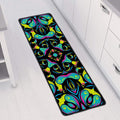 Ornament Psychedelic Trippy Print Long Kitchen Mat