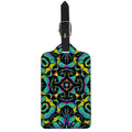 Ornament Psychedelic Trippy Print Luggage Tag