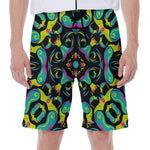 Ornament Psychedelic Trippy Print Men's Beach Shorts