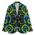 Ornament Psychedelic Trippy Print Men's Blazer