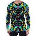 Ornament Psychedelic Trippy Print Men's Long Sleeve T-Shirt