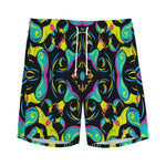 Ornament Psychedelic Trippy Print Men's Sports Shorts