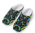Ornament Psychedelic Trippy Print Mesh Casual Shoes