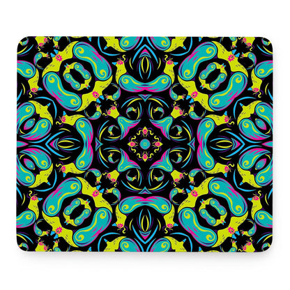 Ornament Psychedelic Trippy Print Mouse Pad