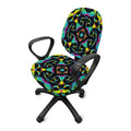 Ornament Psychedelic Trippy Print Office Chair Cover