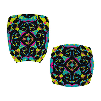 Ornament Psychedelic Trippy Print Office Chair Cover