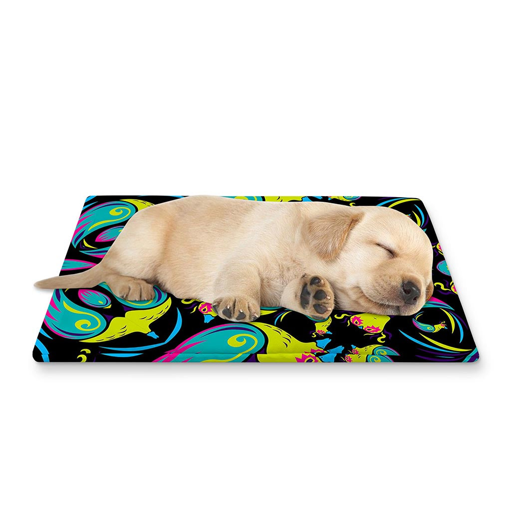 Ornament Psychedelic Trippy Print Pet Cooling Mat Cover