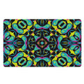 Ornament Psychedelic Trippy Print Polyester Doormat