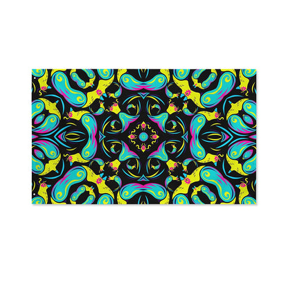 Ornament Psychedelic Trippy Print Polyester Flag