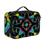 Ornament Psychedelic Trippy Print Portable Lunch Bag