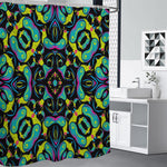 Ornament Psychedelic Trippy Print Premium Shower Curtain