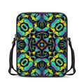 Ornament Psychedelic Trippy Print Rectangular Crossbody Bag