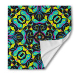 Ornament Psychedelic Trippy Print Silk Bandana