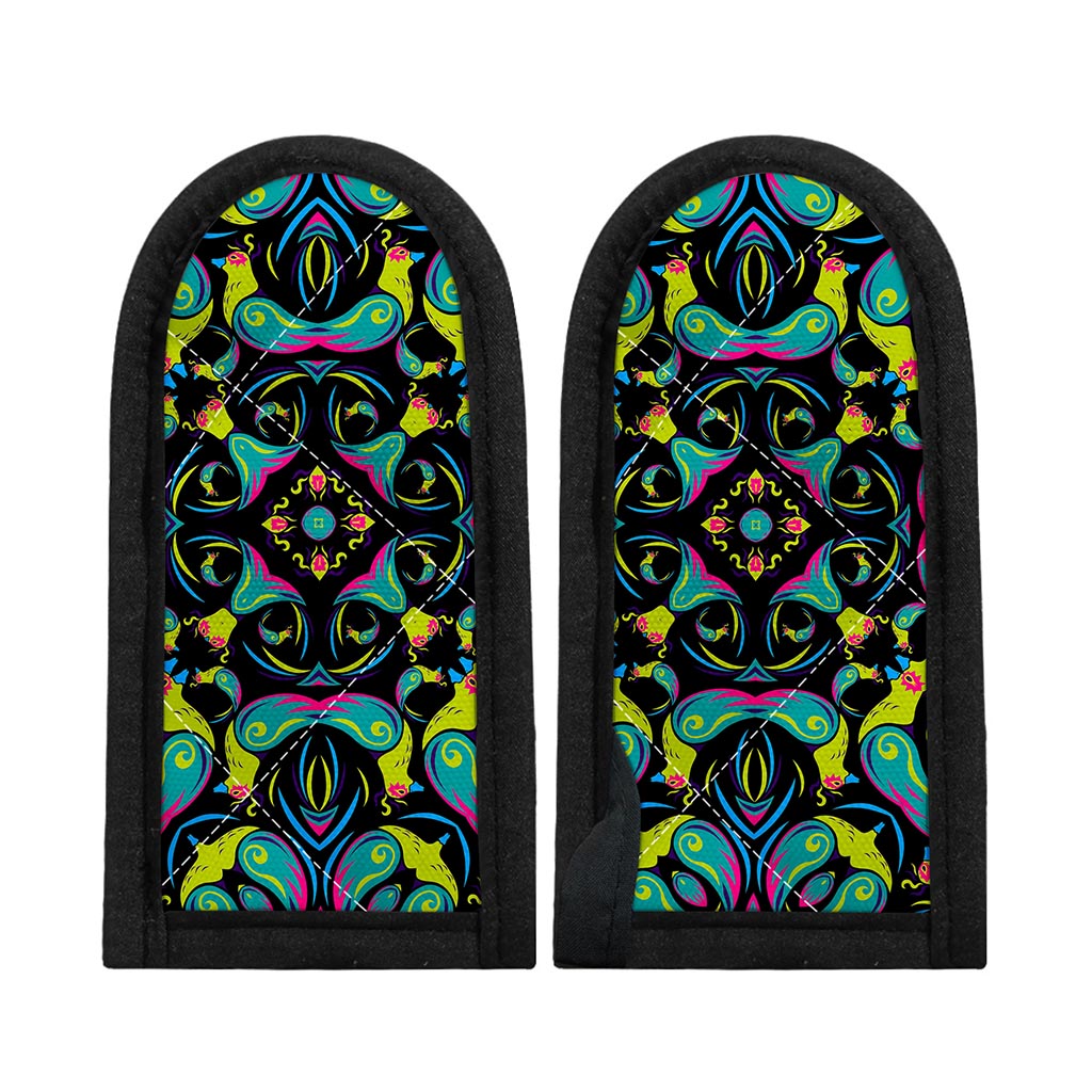 Ornament Psychedelic Trippy Print Skillet Handle Cover