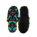 Ornament Psychedelic Trippy Print Slippers